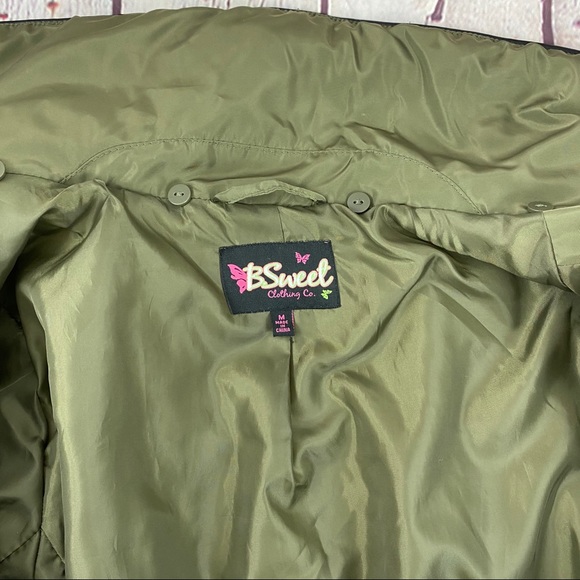 B Sweet olive green jacket size medium - Picture 8 of 11